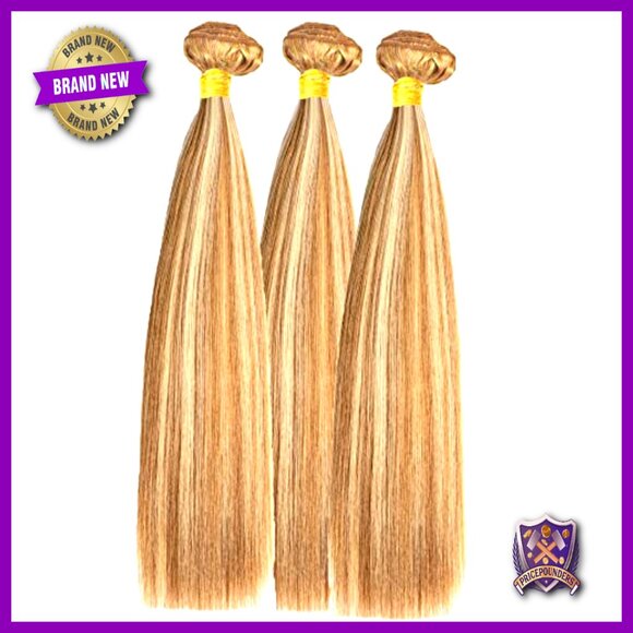 Human Hair Extensions Brazilian Virgin Straight Bundles 24 26 28 Inch